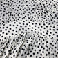 Baukjen Polka Dot Dress UK12 Women's Short Sleeve Relaxed Fit Soft White