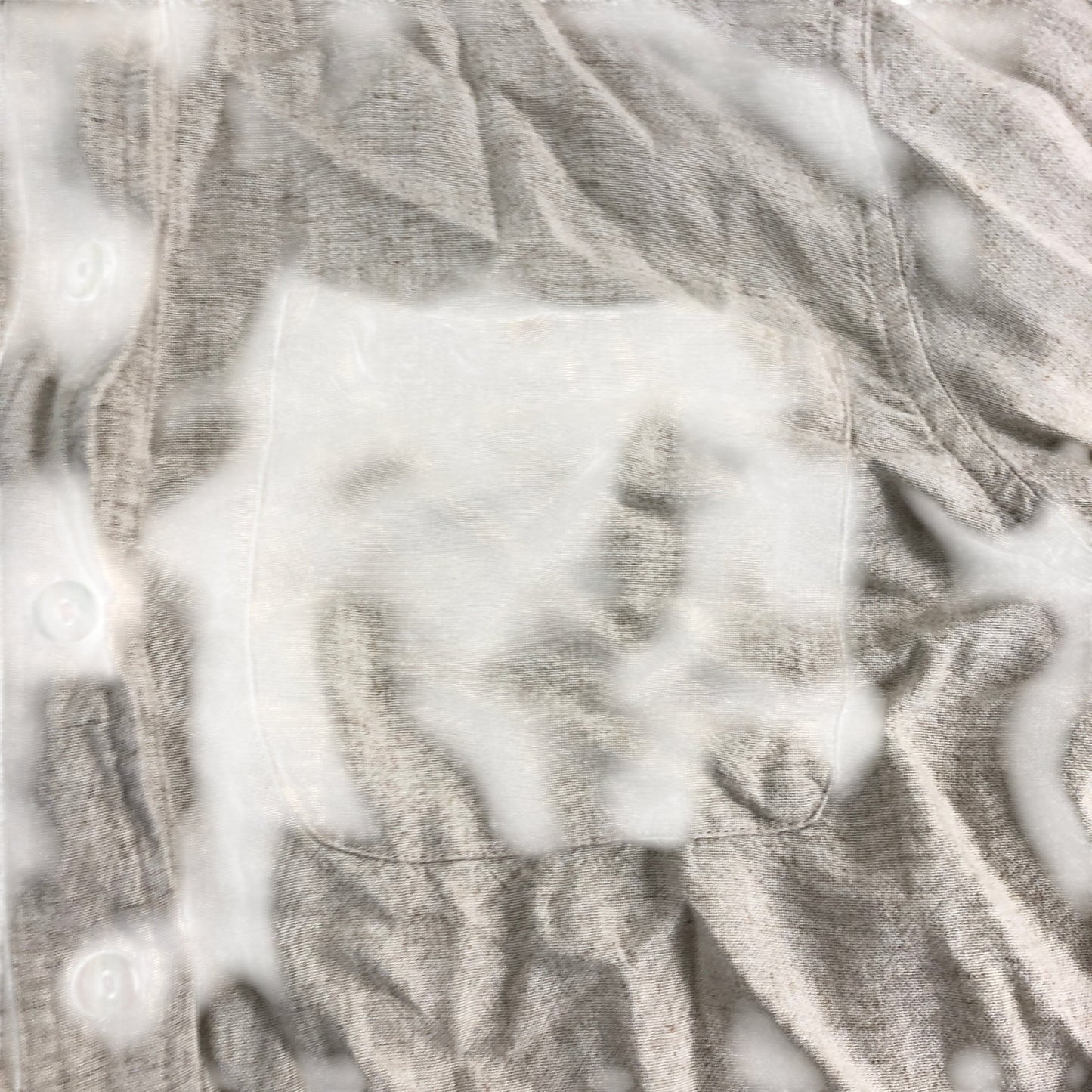 River Island Women's Size Small Cream Button Up Long Sleeve Shirt Linen Blend