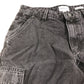 River Island Cargo Shorts W32 Men's Denim Black