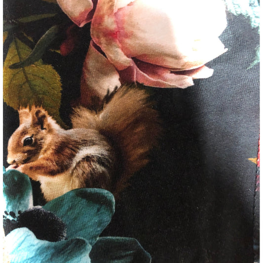 Baker By Ted Baker Floral Leggings Age 6 Years Girls Cotton Blend Black