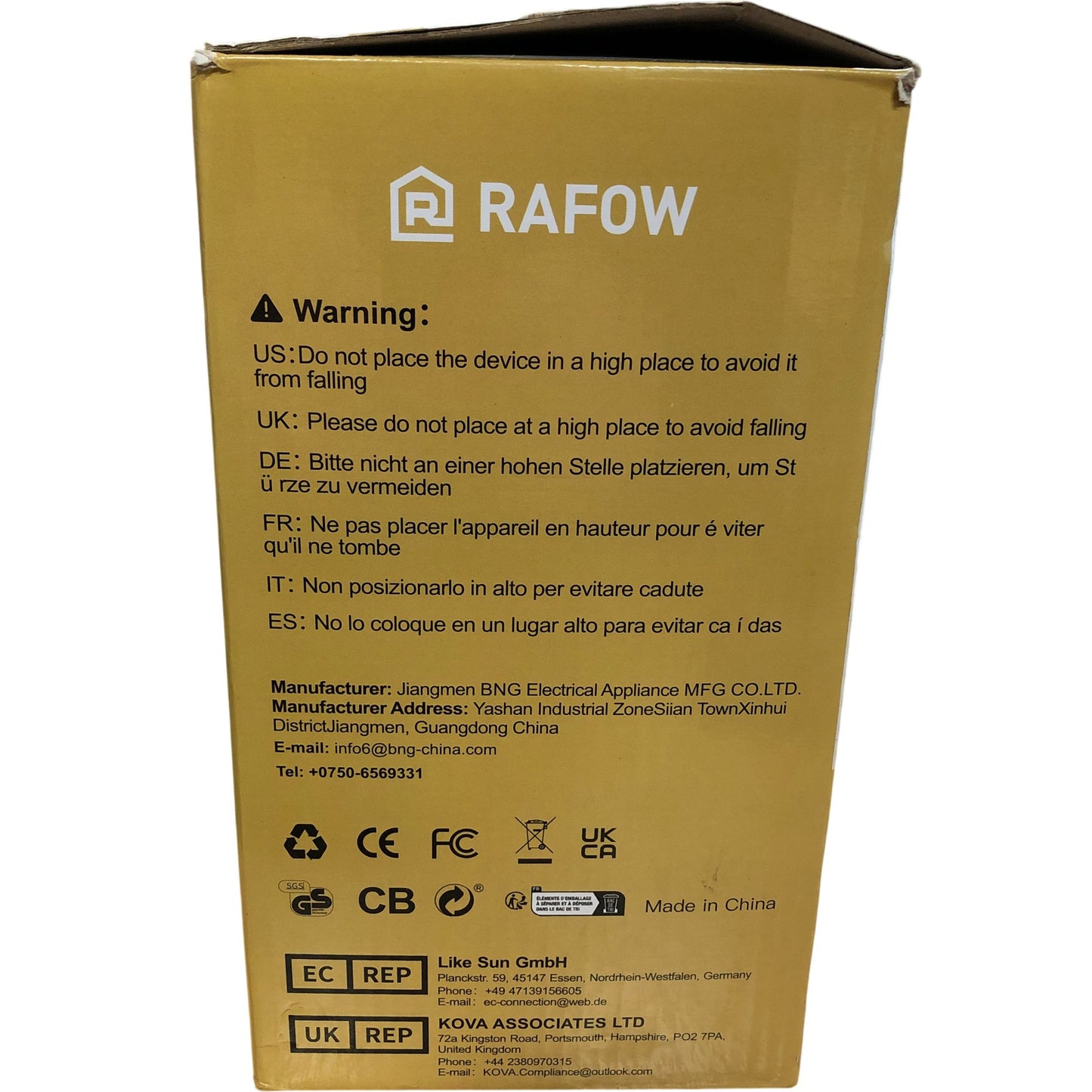 RAFOW Milk Frother N22-B 500W Electric Whisk for Latte Frothing and Heating