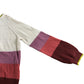 Jennie Rib Jumper UK14 Women's Multicolour Knit V Neck Sweater