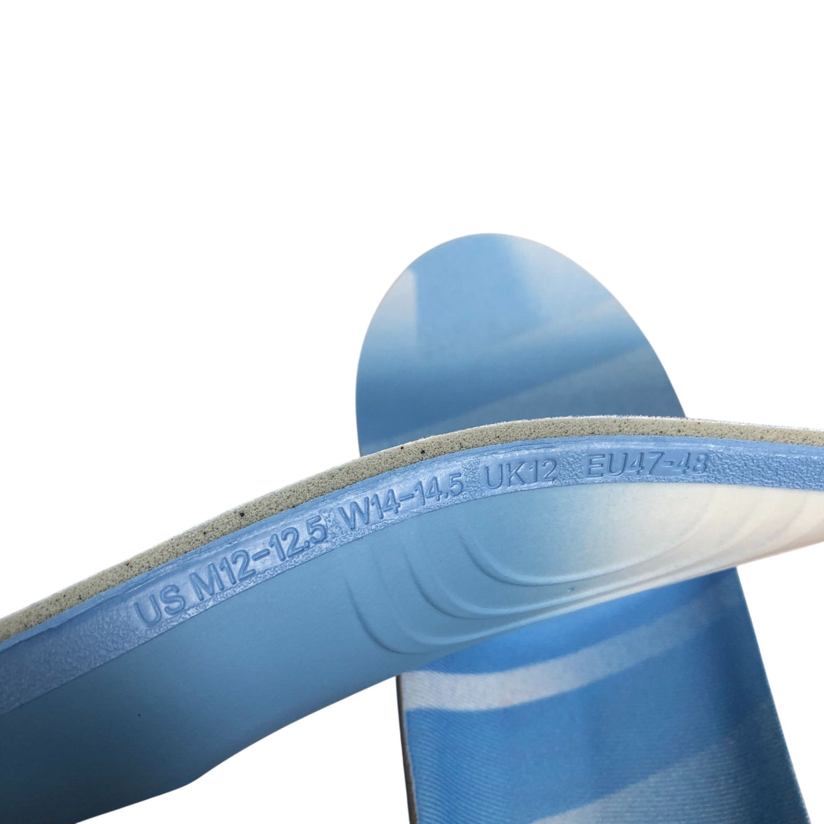 Vansole Fascia Soothe Insoles UK12 Comfortable Foot Support Blue