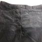 UK18 Women's Black Corduroy Skirt Knee Length Cotton Blend Casual
