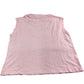 River Island Sleeveless Top UK18 Women's Pink Cotton Lightweight Casual Wear