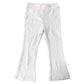 River Island Mini Girls' Trousers 18-24 Months Pink Ribbed Stretch Fit