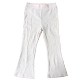 River Island Mini Girls' Trousers 18-24 Months Pink Ribbed Stretch Fit