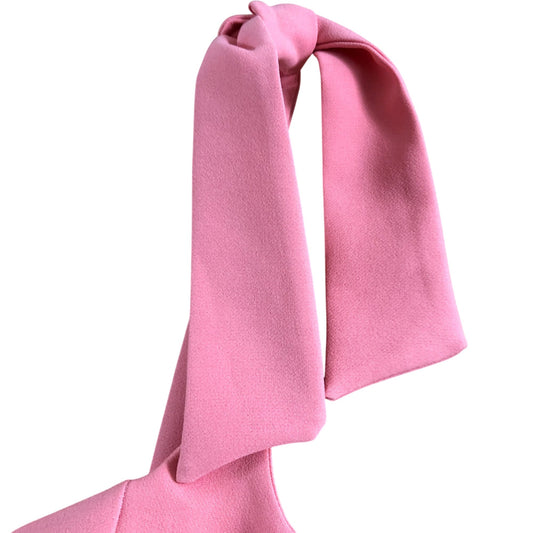 River Island UK L Women's Pink Crop Corset Top