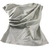 River Island Striped Top UK S Women's Beige