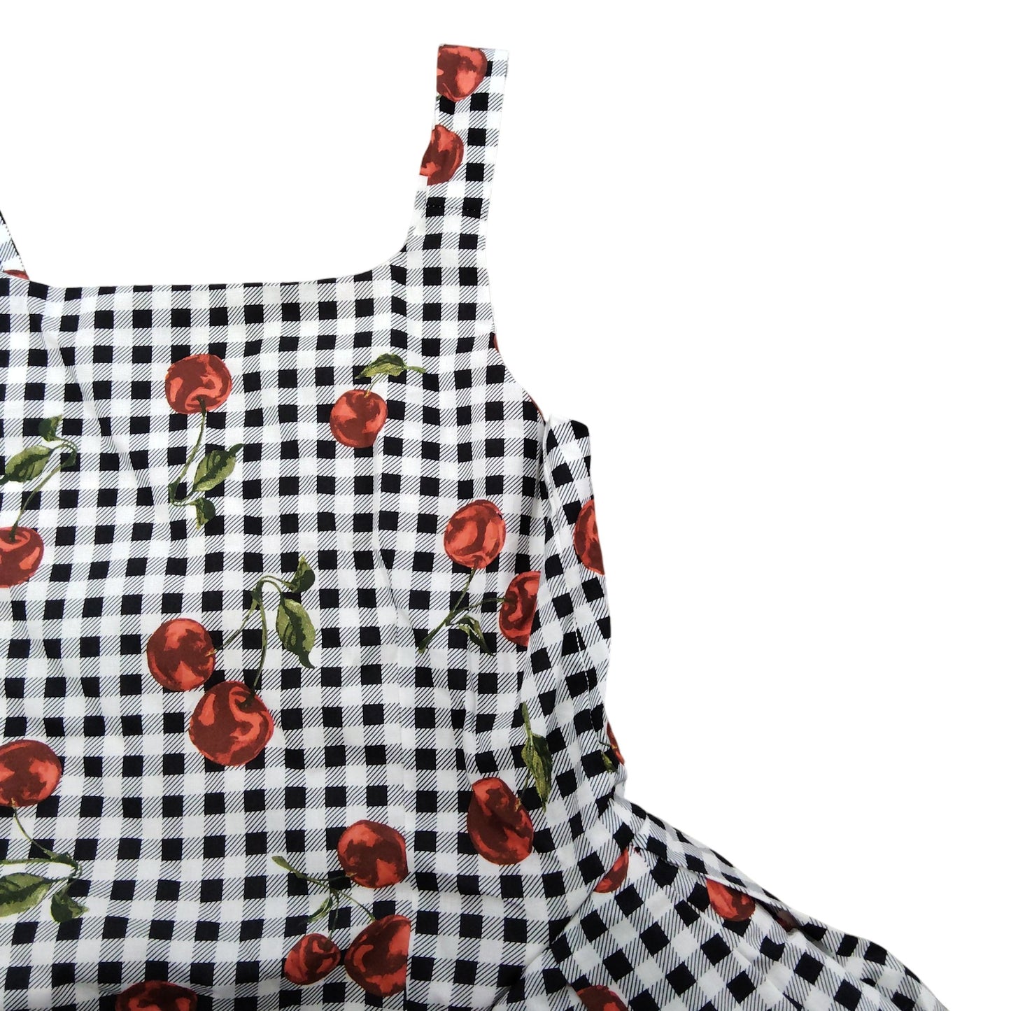River Island Girls Dress UK8 Check Gingham Floral Patterned Sleeveless Summer