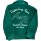 Angel & Rocket Legendary Tour Baseball Division Kid Varsity Jacket 6 Years Green