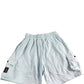 AVANT GARDE Cargo Shorts Men's Light Blue Cotton Blend Breathable Size L