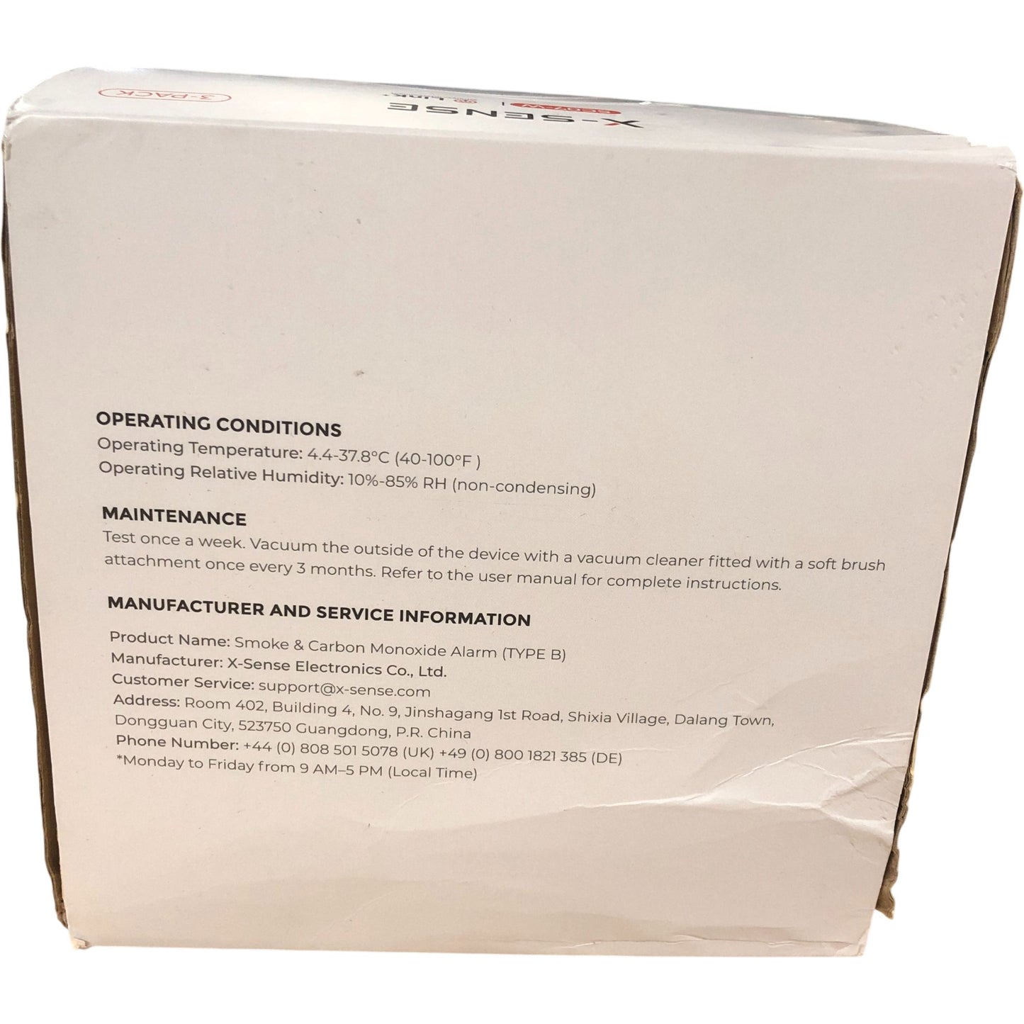 X-Sense SC07-W Smoke And Carbon Monoxide Alarm Type B 3 Pack Wireless Link