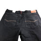 Harwood Straight Jeans 40R Men's Pure Black Cotton Stretch