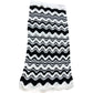 River Island Black And White Wave Crochet Midi Skirt UK Size M Women's