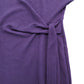 River Island Midi Dress UK8 Women's Purple Waffle Knit With Belted Waist