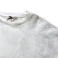 River Island Oversize Cream & White Waffle Knit Long Sleeved Top Size S