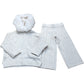 River Island Kids Cream Knitted Cable Knit Jumper & Trousers Set 18-24M