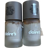 Claire's Matte Effect Nail Polish Duo 10ml Taupe