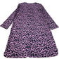 Long Sleeve Dress UK10 Women's Floral Print Cotton Comfortable