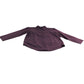Branded Burgundy Oversized Tailored Shirt - Size 10