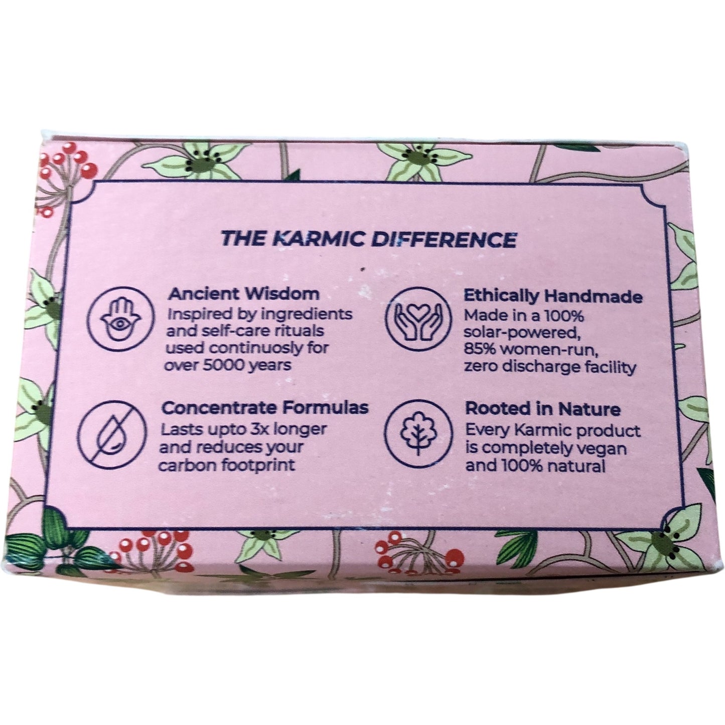 Karmic Ruby Dooby Doo Cleanser For Sensitive Skin 100g Natural Vegan Handmade
