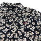 Crew Clothing Company Floral Shirt UK6 Women's Cotton Long Sleeve Navy