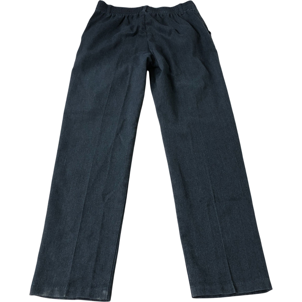 School Trousers Boys Elastic Waistband Polyester Viscose Charcoal 13-14 Years