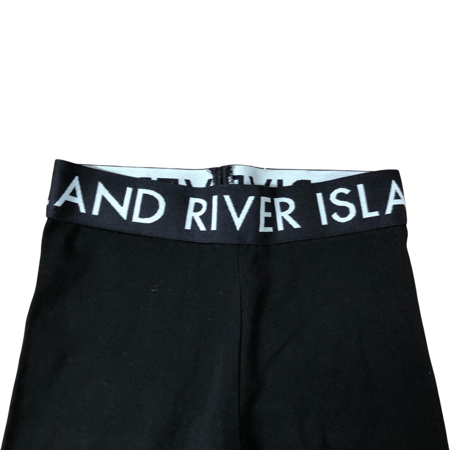 River Island Girls Leggings Age 9-10 Black Stretch Comfortable Casual Wear
