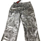 River Island Silver Faux Leather Snake Print Skinny Trousers