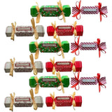 Money Gift Bag Christmas Crackers Set of 12