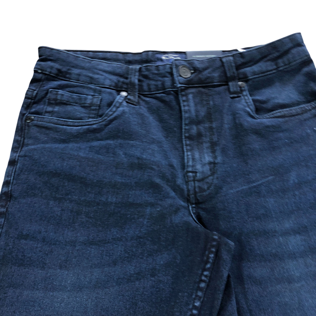 Ben Sherman Straight Fit Jeans 32S Men's Blue Black Denim