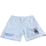 River Island XL Mens White Shorts Hayashima Japan Tiger Print Regular Fit