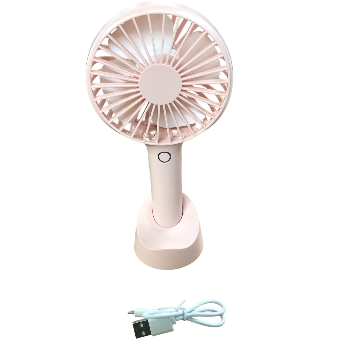 Portable Mini Fan With Phone Stand Funlab 01 USB Rechargeable Pink