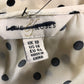 Love & Roses Polka Dot Blouse UK18 Women's Cream with Bow Detail