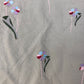 Girls Embroidered Sweatshirt Size 7-8 Years Floral Pattern Long Sleeve