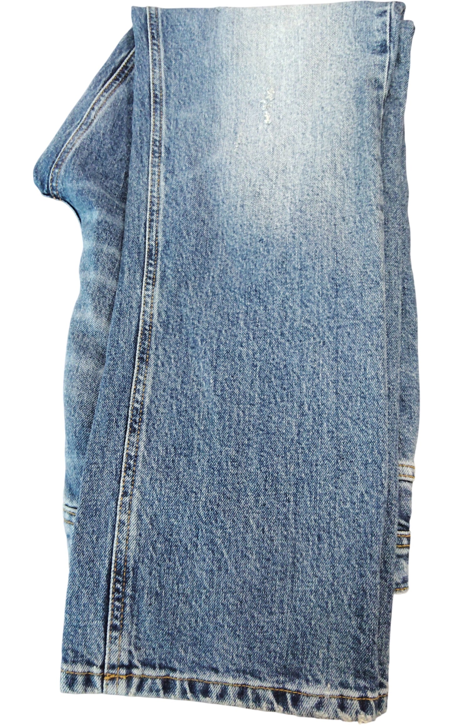 River Island Straight Leg Jeans UK34 Men's Mid Rise Blue Denim Trousers