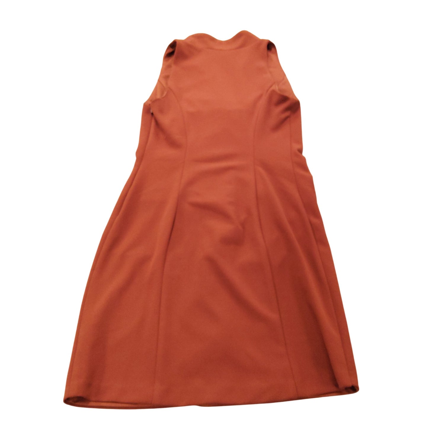 River Island Sleeveless Dress UK S Women's Orange Elegant