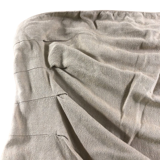 River Island Women's Bandeau Top UK18 Viscose Linen Blend Khaki Stretch