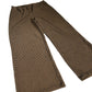 River Island Women's Trousers Houndstooth Pattern Stretch Waist