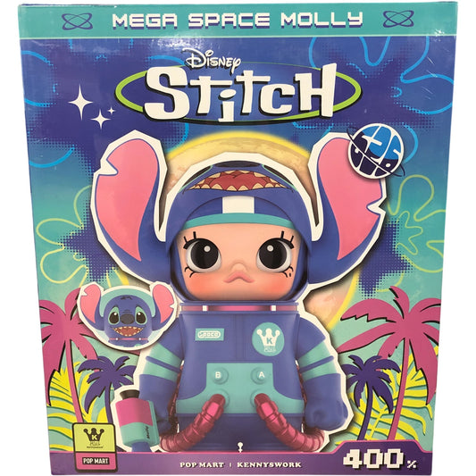 Pop Mart Stitch Mega Space Molly Pop Mart 400% Collectible Toy Figure