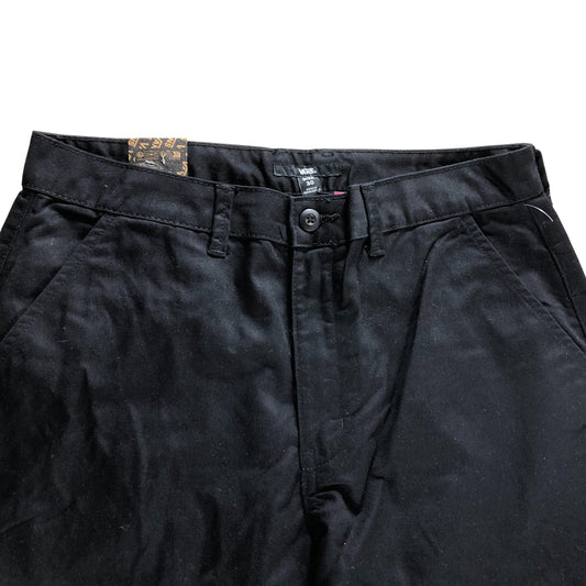 Vans Casual Trousers Men's Black Cotton Blend Straight Leg W30 L28