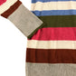 Olive Stripe Jumper UK8 Women's Casual Sweater Grey Multi Soft Knit