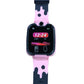PTHTECHUS Kids Pink & Black Smart Watch Waterproof Touch Screen