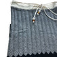 River Island Women's Black And Grey Ribbed Maxi Skirt UK8 Casual Style