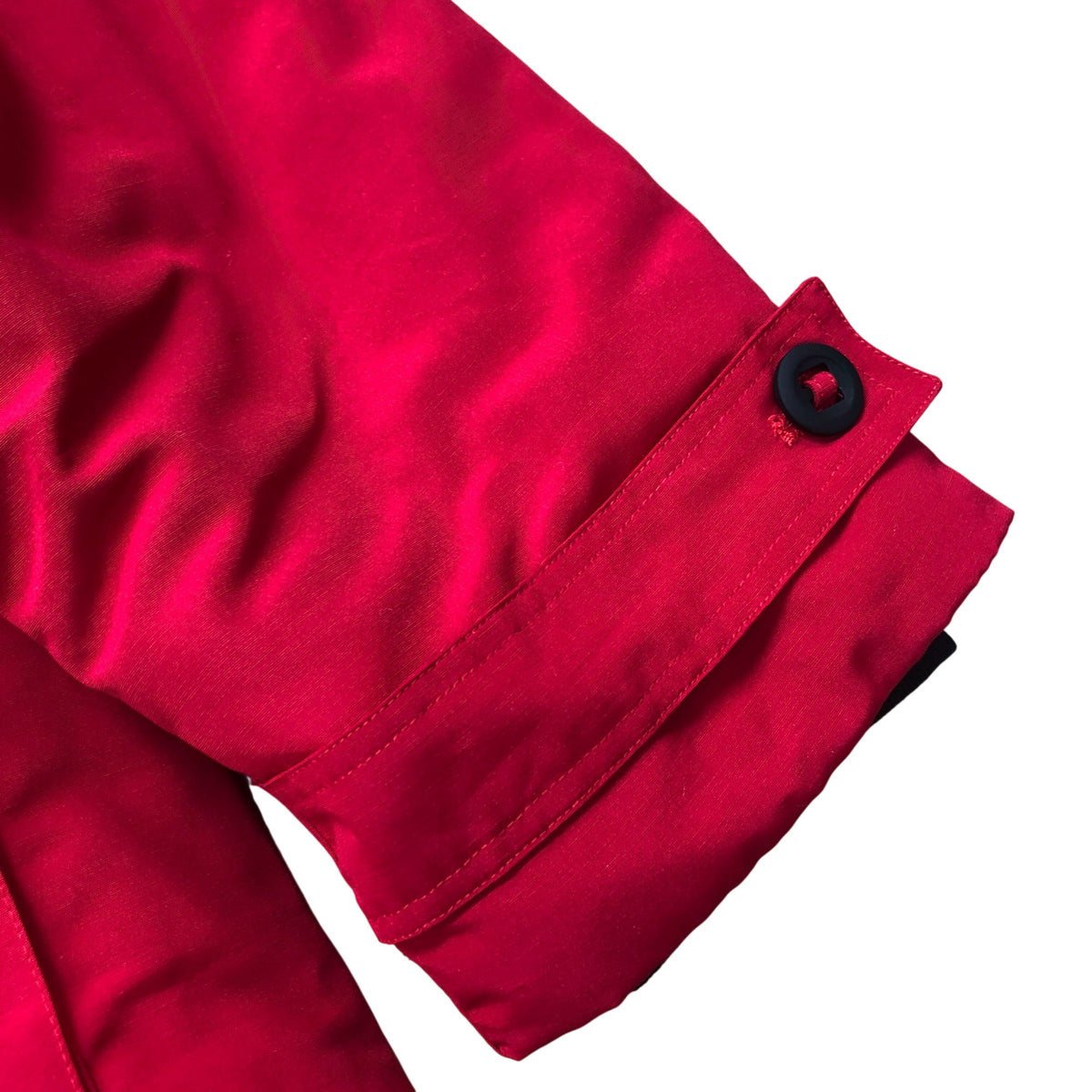 Brave Soul Parka Coat Women's Red Fur Hooded Winter Jacket UK16