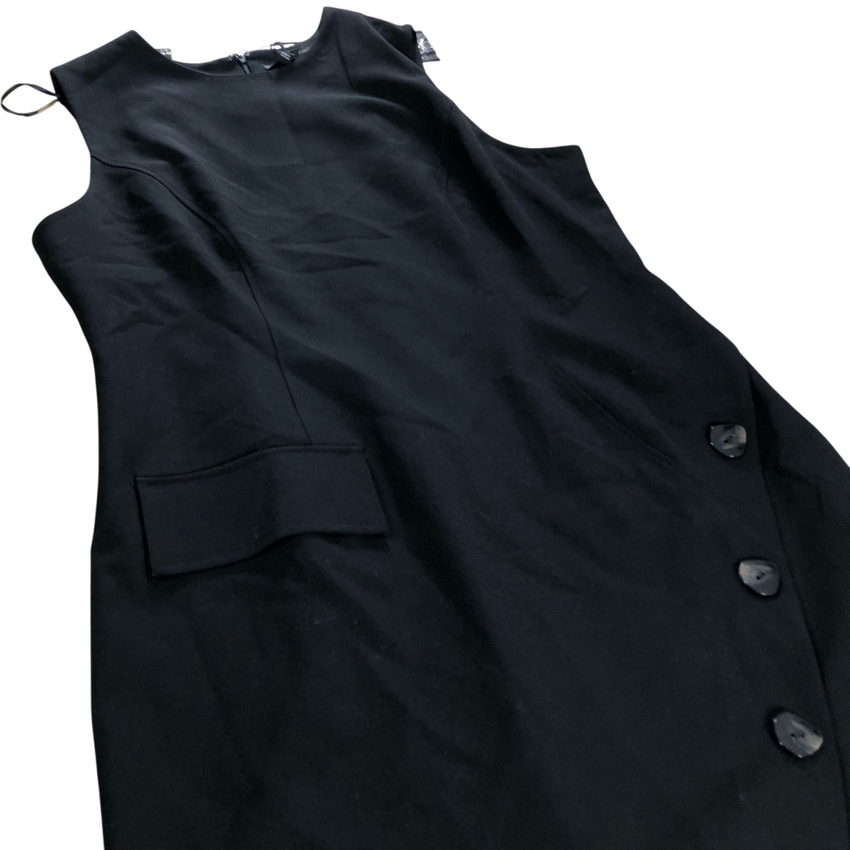 River Island Shift Dress Women's Black Sleeveless Classic Design Style UK10