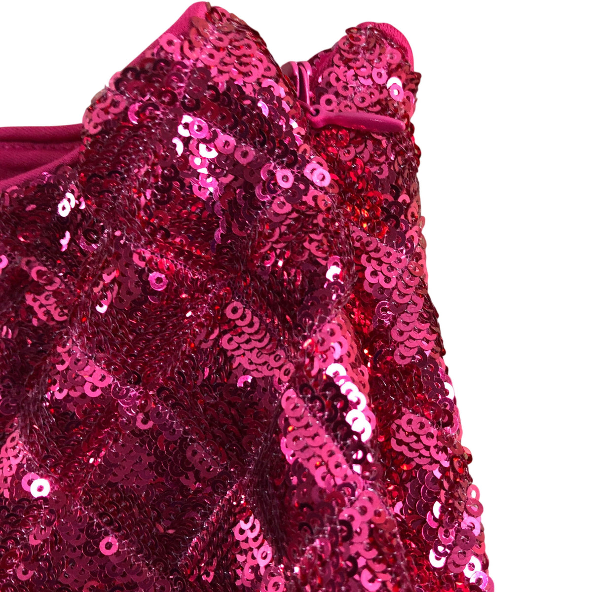 Petite Sequin Skirt UK12 Women's Pink Shimmering Party