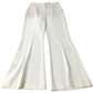 Wide Leg Trousers Women's Cream High Waist Flared Design UK10 Regular