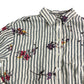 River Island Floral Striped Shirt UK6 Women's 100 Cotton Casual Top